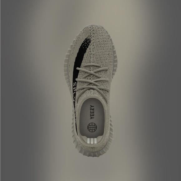 NEW Adidas Yeezy Boost 350 V2 Size 8 US(W)/ 7 US(M) Granite Gray Core Black - Picture 15 of 16